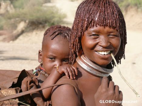 Postcard Hammar mom and baby