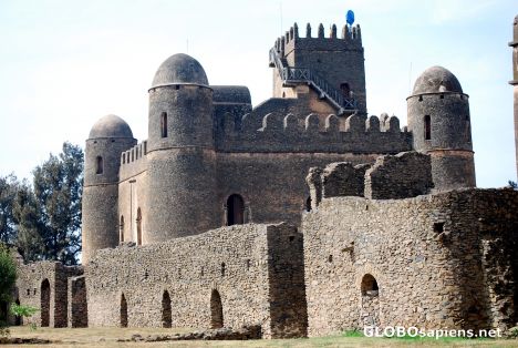Postcard The castle
