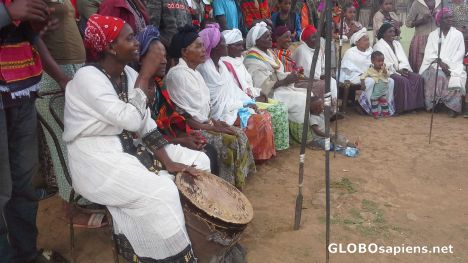 Postcard Dorze tribe people