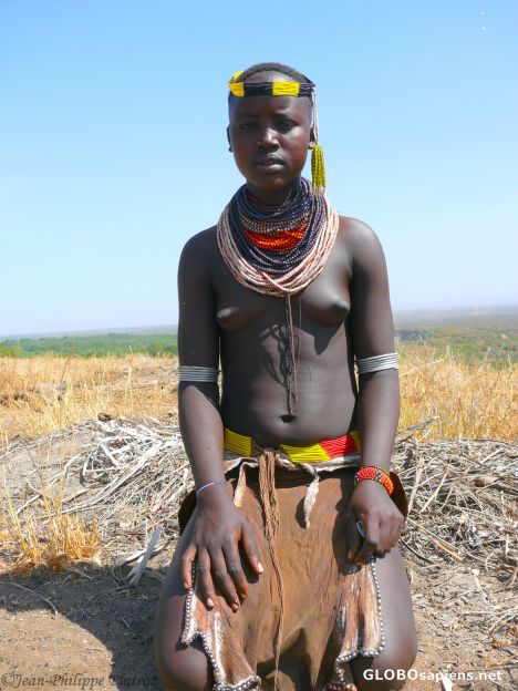 Postcard karo girl 2