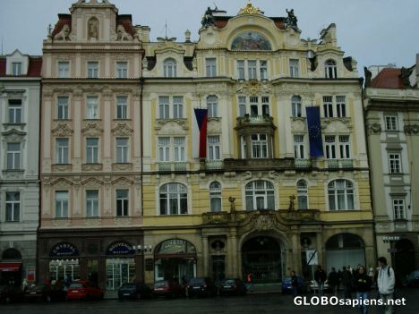 Postcard Old town square