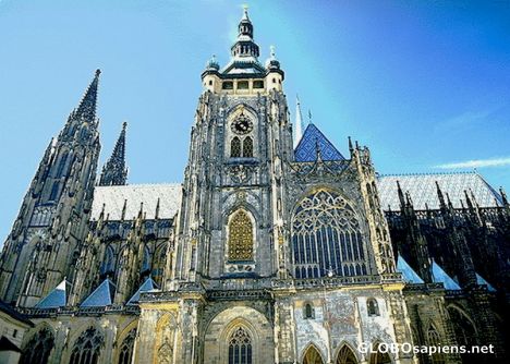 Postcard St. Vitus Cathedral, Prague