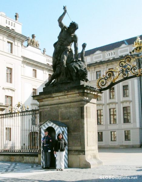 Postcard Castle Courtyard, Main Entrance