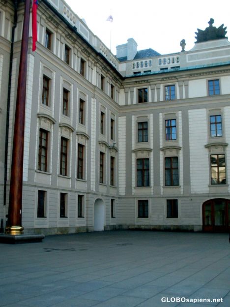 Postcard Prague Castle Courtyards