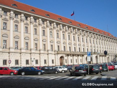 Postcard Government Buildings surrounding the Castle