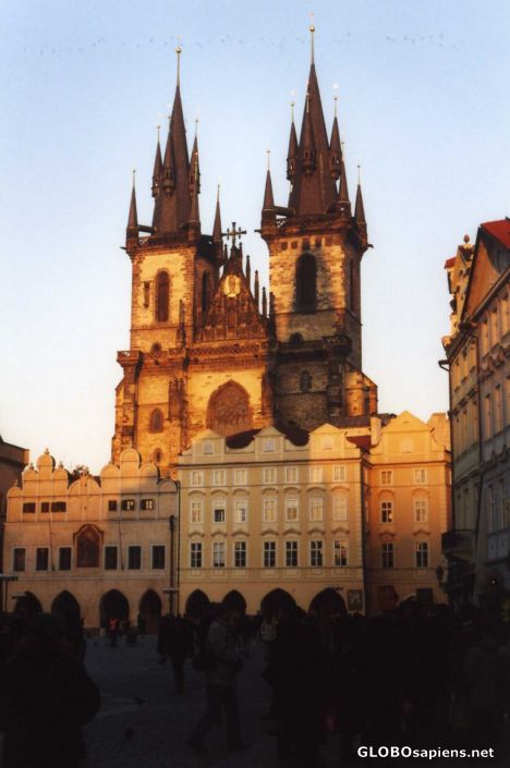 Postcard Church of Our Lady Before Tyn