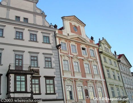 Postcard Architecture, Prague, Czech Republic