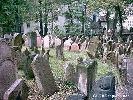 Postcard Old Jewish Cemetery