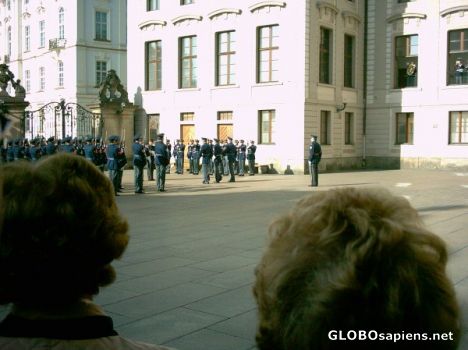 Postcard Changing the guard