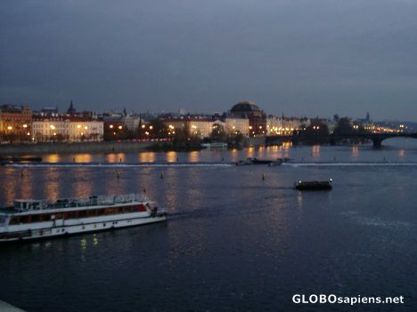 Postcard Prague at dusk