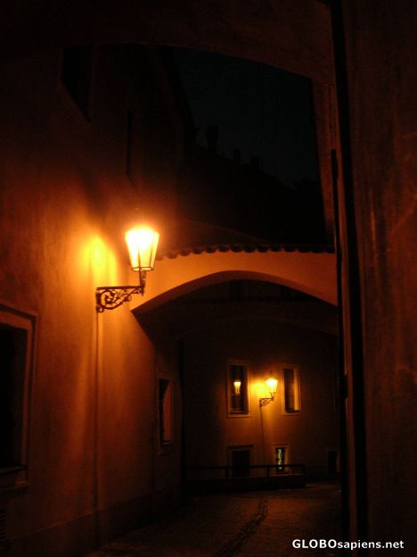 Postcard Praha by night