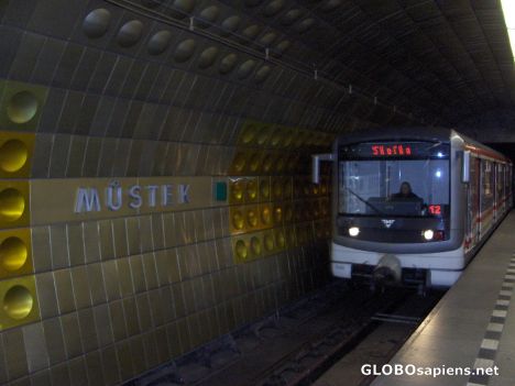 Postcard The Metro in Prague