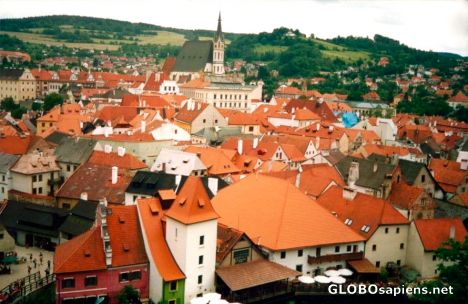Postcard Roofs from Cesky Krumlov