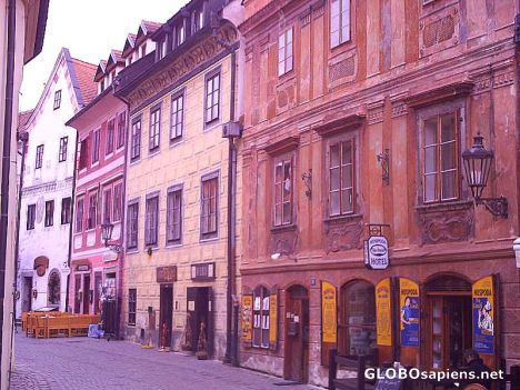 Postcard Old Town 5o16: False Facades