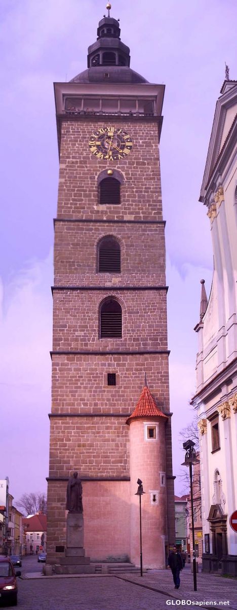 Postcard The Black Tower