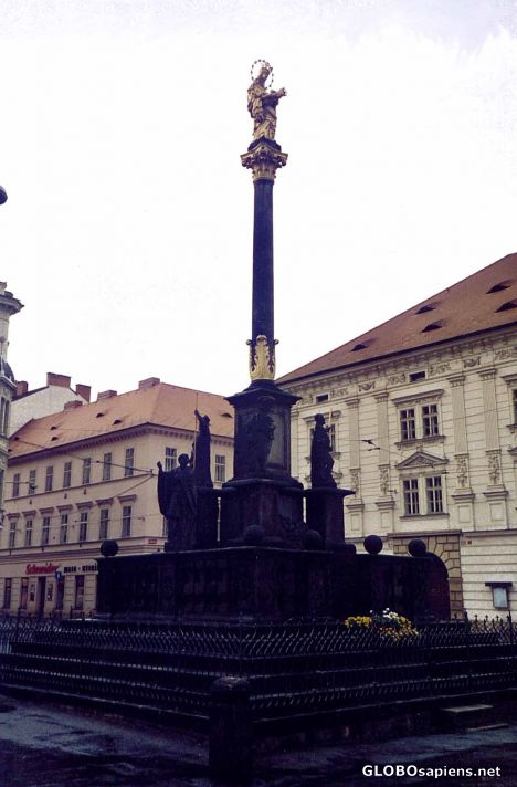 Postcard Plague Column