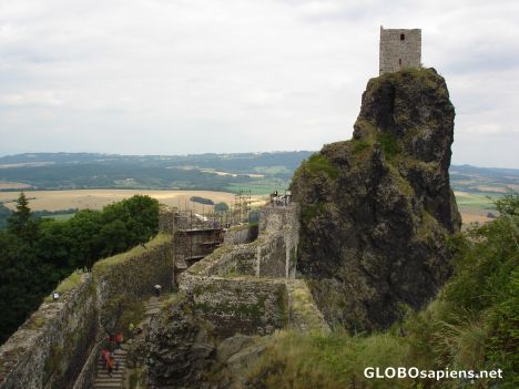 Postcard Trosky Castle