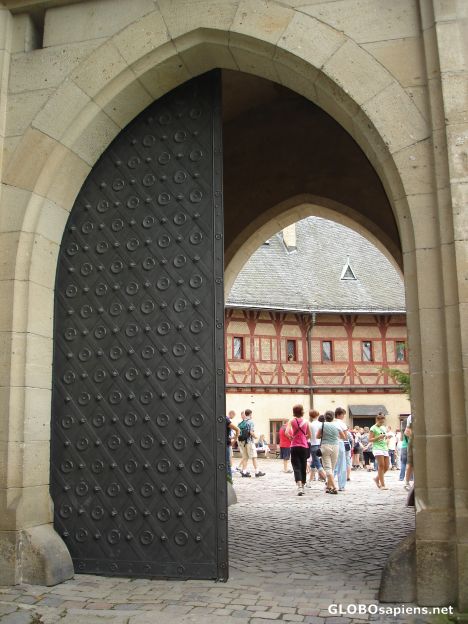 Postcard The gate