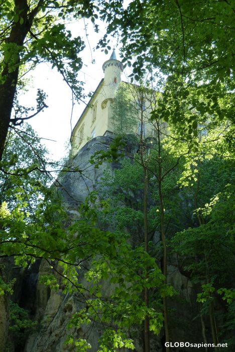 Postcard Hrubá Skála Castle