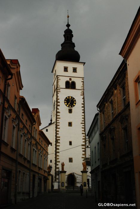 Postcard Kostel Narozeni Panny Marie in Pribor
