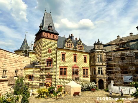 Postcard Frydland - castle