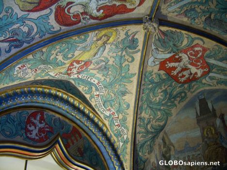 Postcard Ornamented vault
