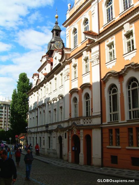 Postcard Jewish Town Hall