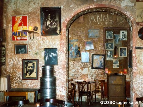 Postcard Bohemian dive