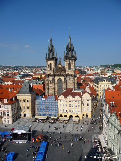 Postcard Týn Cathedral