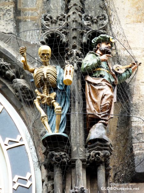 Postcard Death and voluptuousness (?)