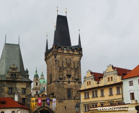 Postcard Bridge towers -