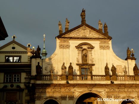 Postcard Saints in the setting sun...