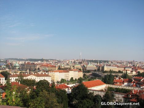 Postcard The City from Castle Hill
