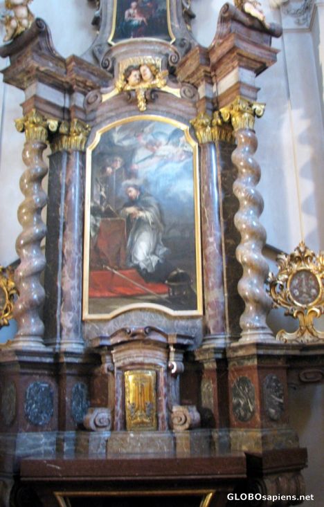 Postcard Basilica of St. George - St. John Nepomuk