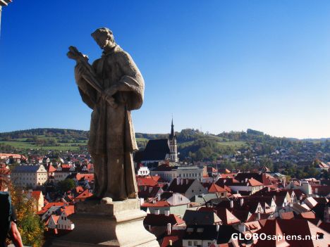 Another view to Cesky Krumlov