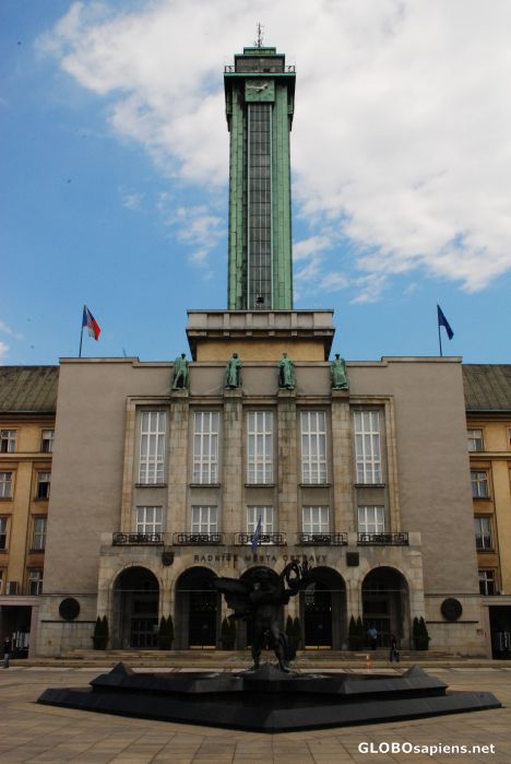 Postcard The New Town Hall in Ostrava