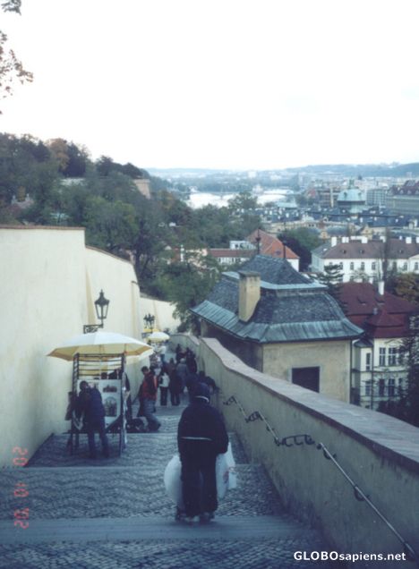 Postcard czech castle