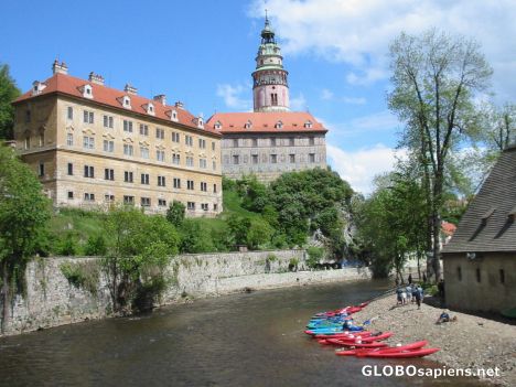 Postcard Czech Rep : Cesky Krumlov
