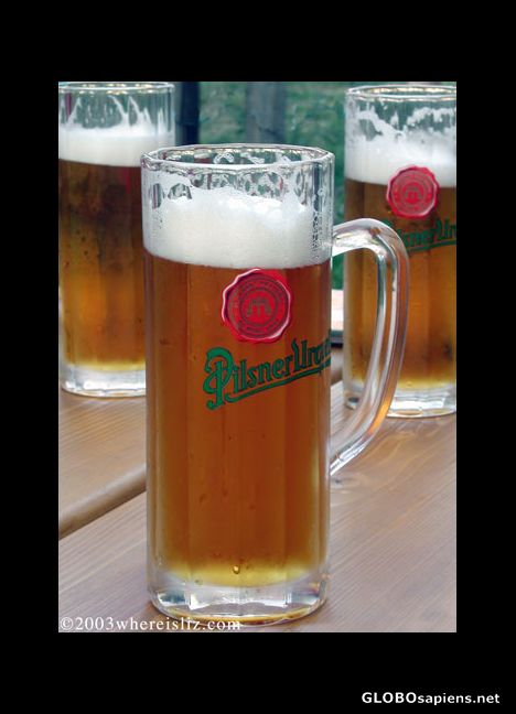 Postcard A cold one in Cesky Krumlov