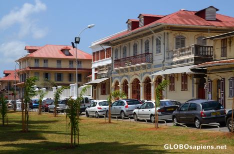 Postcard Cayenne (GF) - in the main square