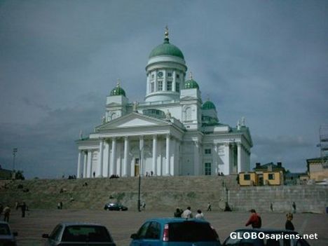 Postcard Lutheran Cathedral, Senate Square