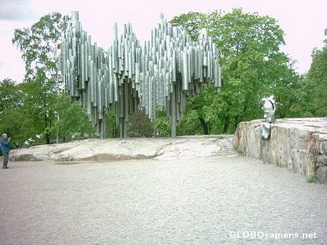 Postcard Sibelius Memorial