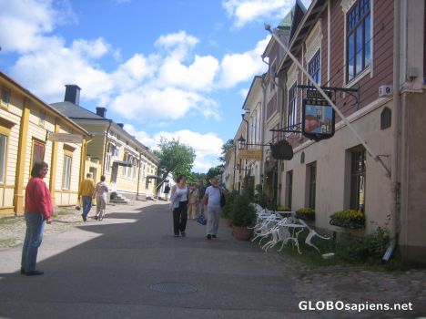 Postcard naantali street