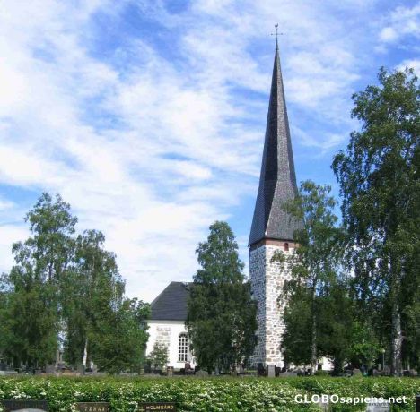 Postcard Pedersore Church