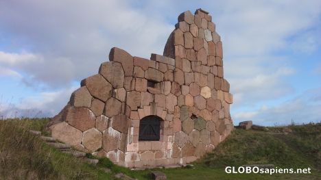 Postcard Remains of Russian Fortress