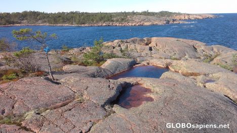 Postcard Granite Northern Coast