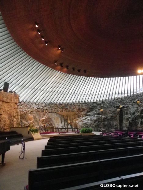 Postcard Temppeliaukio Church - Church in the rock Helsinki
