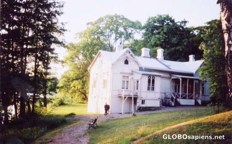 Postcard a famous writer's house