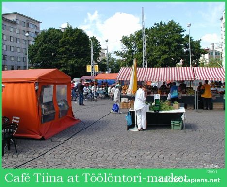 Postcard CAFÉ TIINA