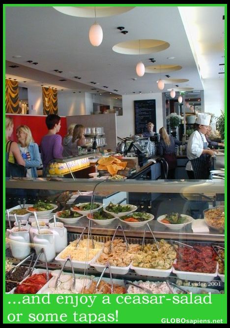 Postcard TEATTERI restaurant & DELY SHOP